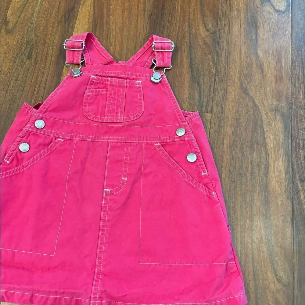 Old Navy Baby vintage y2k pink overall dress